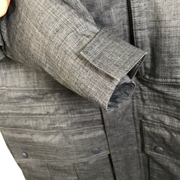 L.L. Bean TEK Waterproof Down Filled Shell Parka In Grey Size Medium. - Picture 7 of 12